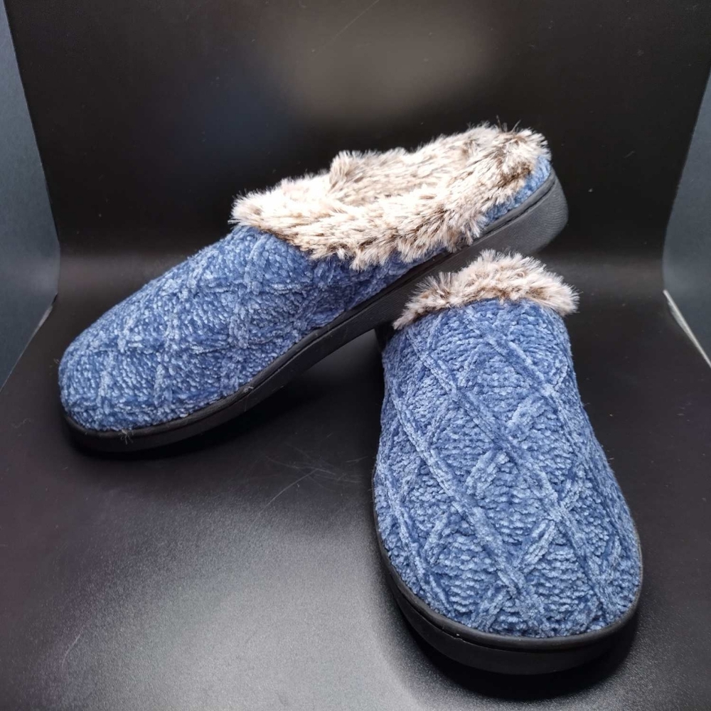 #13Ladies slippers in blue